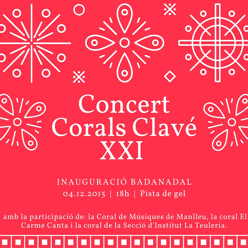 Concert Corals Clavé XXI
