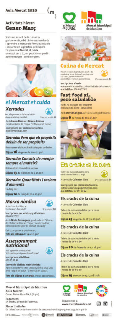 Programa activitats gener març 2020