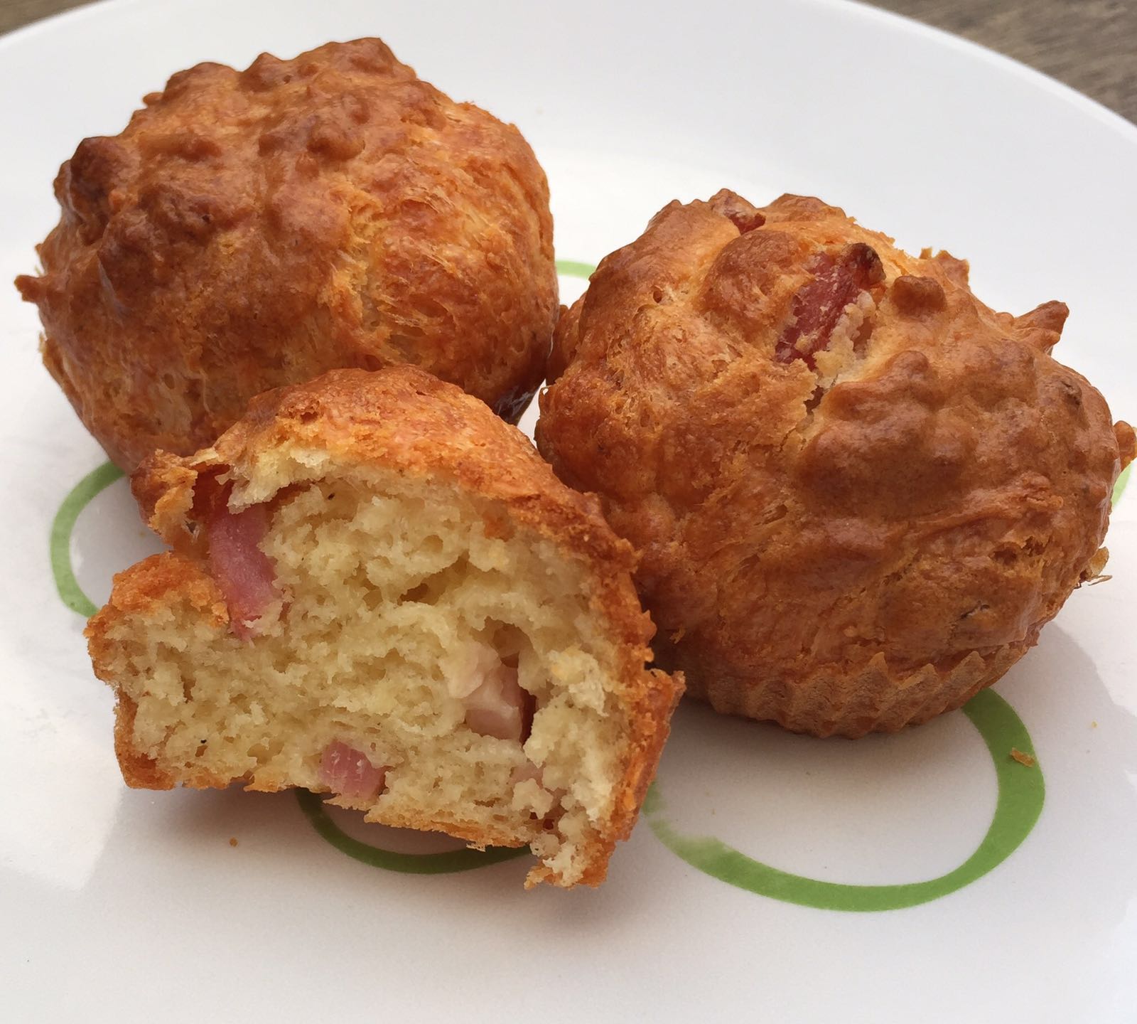Muffins au bacon et fromageAGE